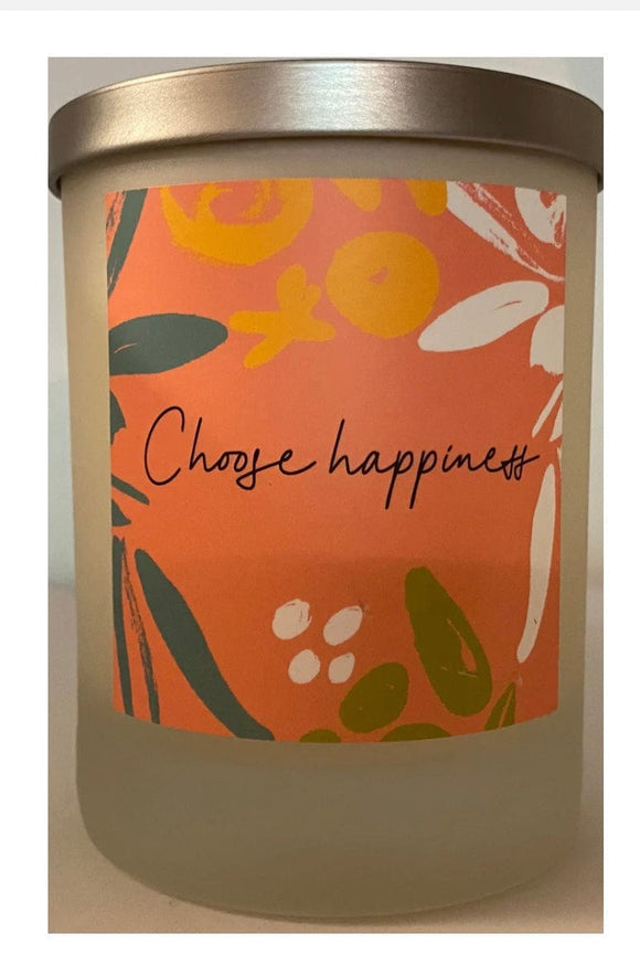 U at Home Apples & Cinnamon Candle -Choose Happiness