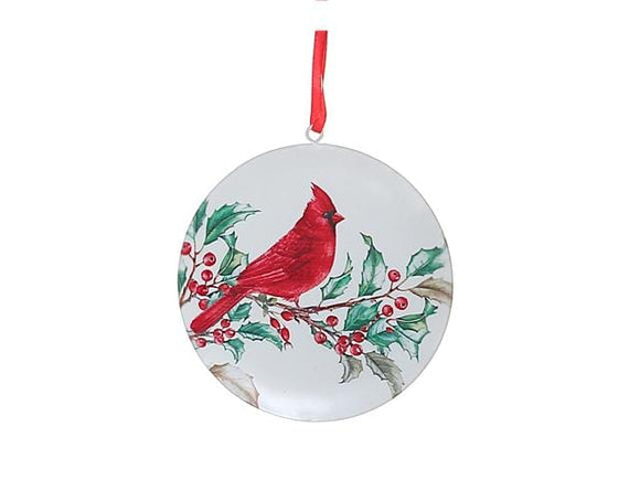 U at Home Cardinal 6” Round Ornament