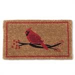 U at Home Cardinal On Branch Doormat
