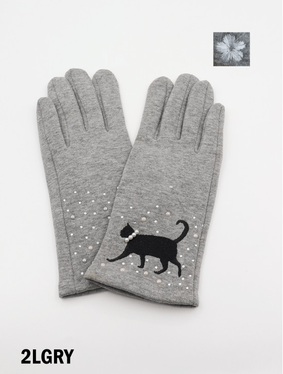 U at Home Cat Print Gloves