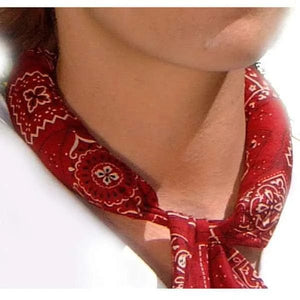 U at Home Cooling Tie Red Bandana