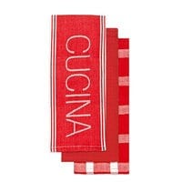 U at Home Cucina Tea Towel set of 3