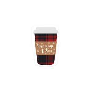 U at Home Cup of Christmas Cheer Shaped Napkin