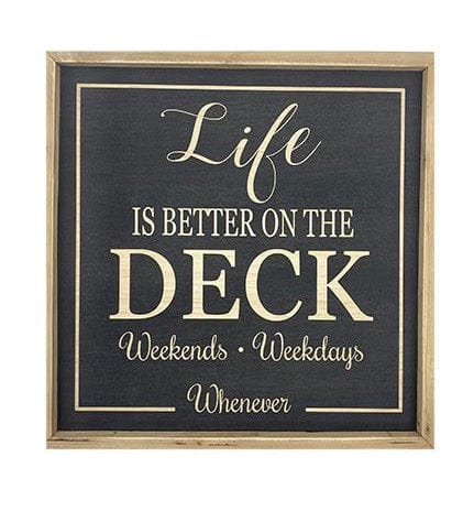 U at Home Deck Sign