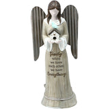 U at Home Family Angel Holding Birdhouse