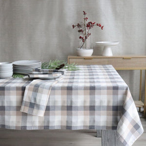 U at Home Frosted Check Tablecloth 60 x 90”