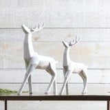 U at Home Geometric Silver Reindeer Large