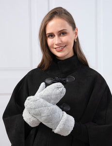 U at Home Grey Knit Gloves Pattern