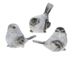 U at Home Grey Stone Look Bird , set of 3