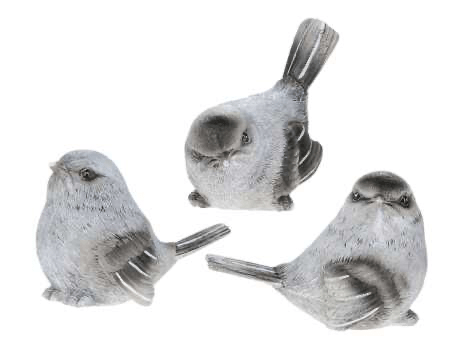 U at Home Grey Stone Look Bird , set of 3
