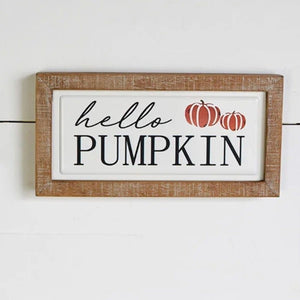 U at Home Hello Pumpkin Sign
