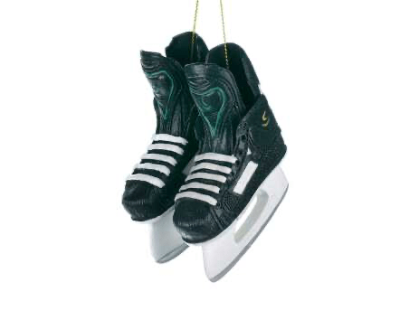 U at Home Hockey Skate Ornament