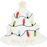 U at Home Holiday 8” Glass Tree Dish