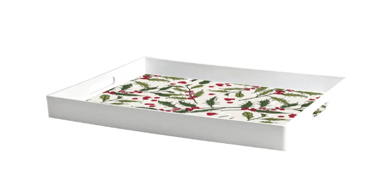 U at Home Holly Printed Serving Tray Multi