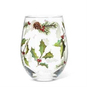 U at Home Holly Stemless Wine Glass