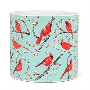 U at Home Large Turquoise Red Cardinal Planter