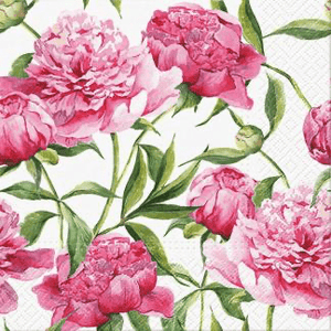 U at Home Lunch Napkin Pink Peonies