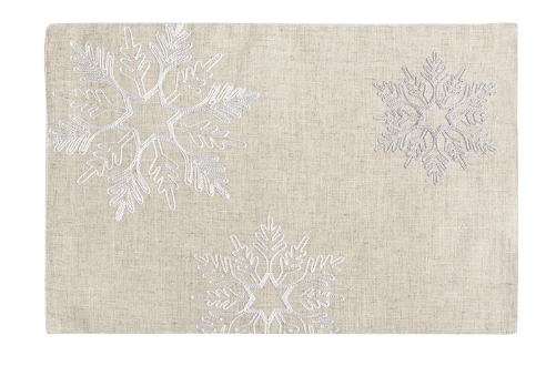 U at Home Natural Snowflake Placemat Natural