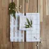 U at Home Nutcracker Metallic Tea Towel Set