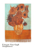 U at Home Oil Painting Sunflower Design Fashion Scarf