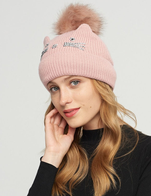 U at Home Pink Cat Hat