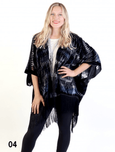 U at Home Sheer Velvet Kimono