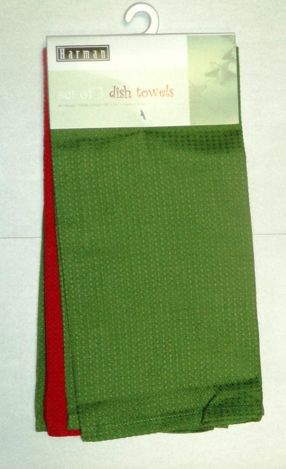 U at Home Solid Dish Towel Set of 3