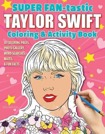 U at Home Super Fan-tactic Taylor Swift Coloring & Activity Book