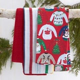 U at Home Ugly Christmas Sweater Tea Towel Set