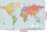 U at Home World Map Extra Large