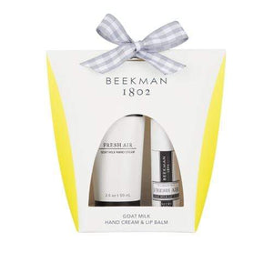 U at Home Beekman-FRESH AIR 2OZ HAND CREAM & LIP BALM SET