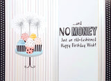 U at Home Birthday Card- Humor/No Money