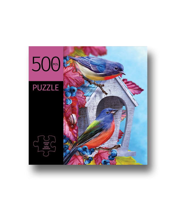 U at Home Blue Birds 500 pc Puzzle