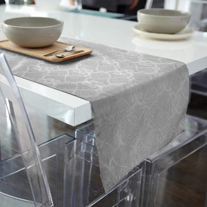 U at Home Bordeaux Table Runner-Silver
