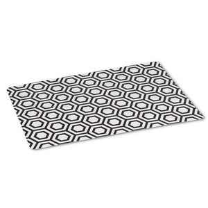 U at Home Hexagon Tile Placemat Black & White