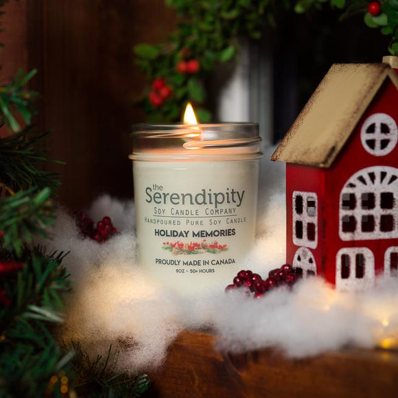 U at Home Holiday Memories- Serendipity 8oz Jar Candle