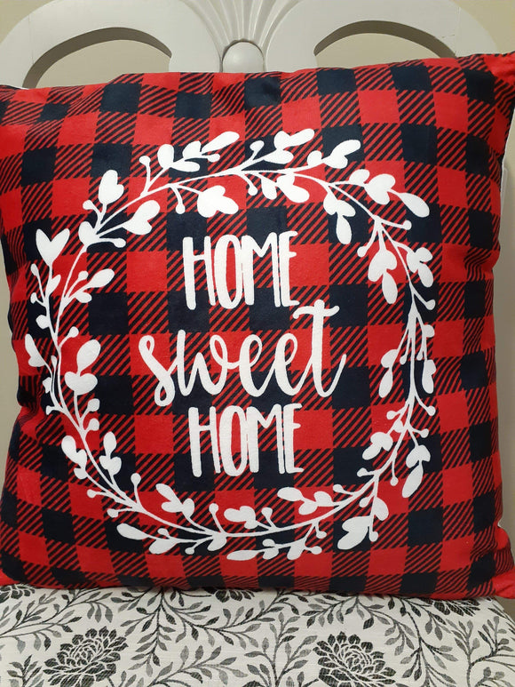 Home sweet home pillow