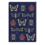 U at Home Lady Jane- Insects Hardcover Notepad