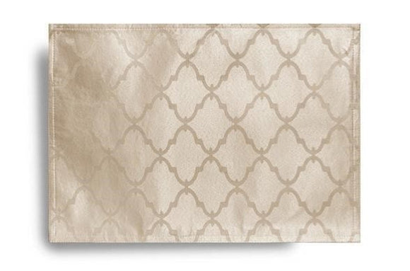 U at Home Lattice Table Runner Champagne