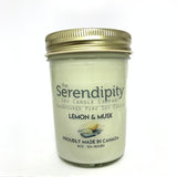 U at Home Lemon & Musk- Serendipity 8oz Jar Candle