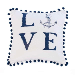 U at Home LOVE Anchor Motif Cushion