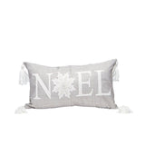 U at Home Noel Embroidered Tassel Cushion