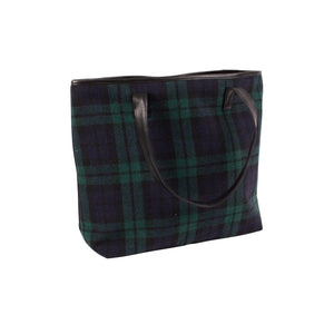 U at Home Northern Check Tote Green/blue