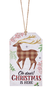 U at Home Oh Deer-Tag Ornaments
