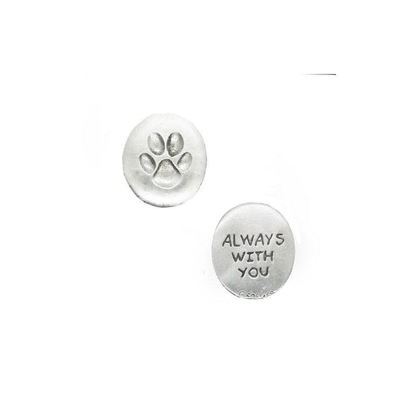 U at Home Pocket Token-Paw prints-Always with you