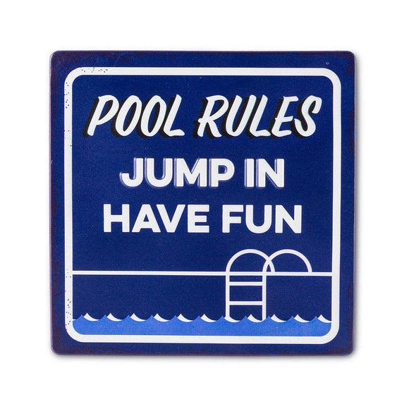 U at Home Pool Rules/ Jump in Sign