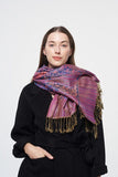 U at Home Purple Paisley Scarf