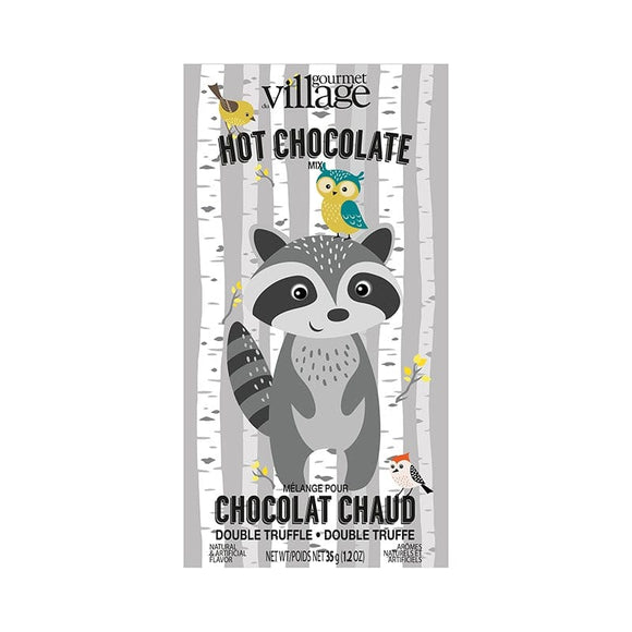 U at Home Raccoon- Double Truffle Hot Chocolate