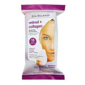 U at Home Retinol & Collagen Facial Cleansing Wipes