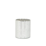 U at Home Shimmer Candle Holder Small White